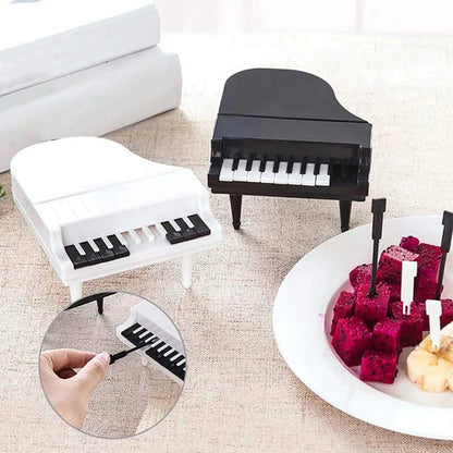 Creative Piano Fruit Fork Set (10pcs)