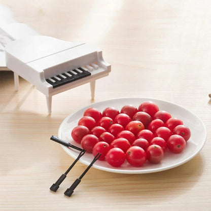 Creative Piano Fruit Fork Set (10pcs)