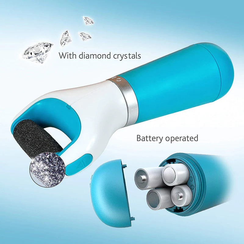 Electronic Dry Foot Callous Remover-  Regular Coarse Baby Smooth Feet In Minutes. Battery Powered /Usb (Battery Not Included)